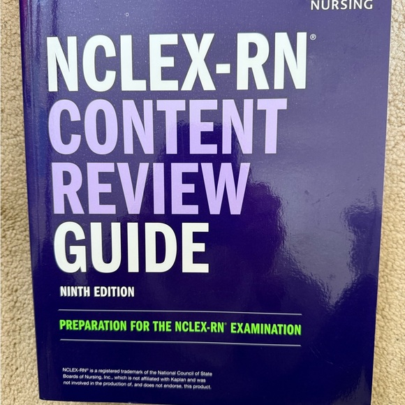 NCLEX-RN Content Review Guide: Prep NCLEX 9th ed - Picture 1 of 6